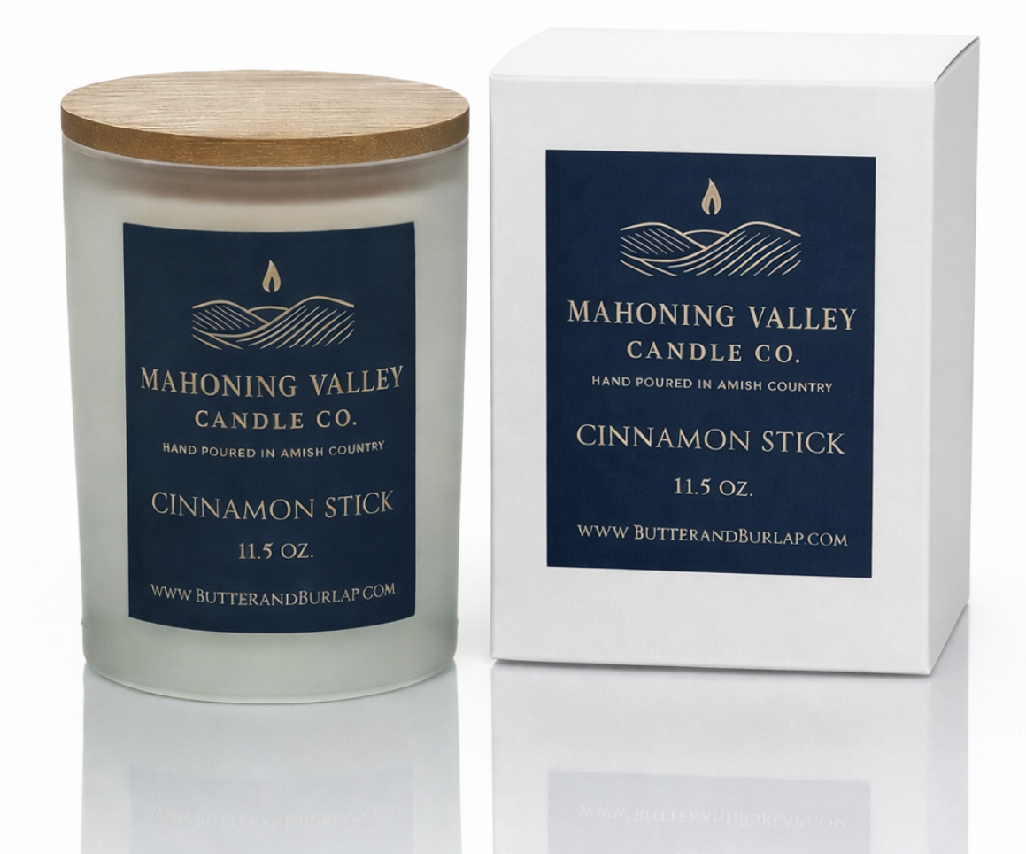 Cinnamon Stick candle and box
