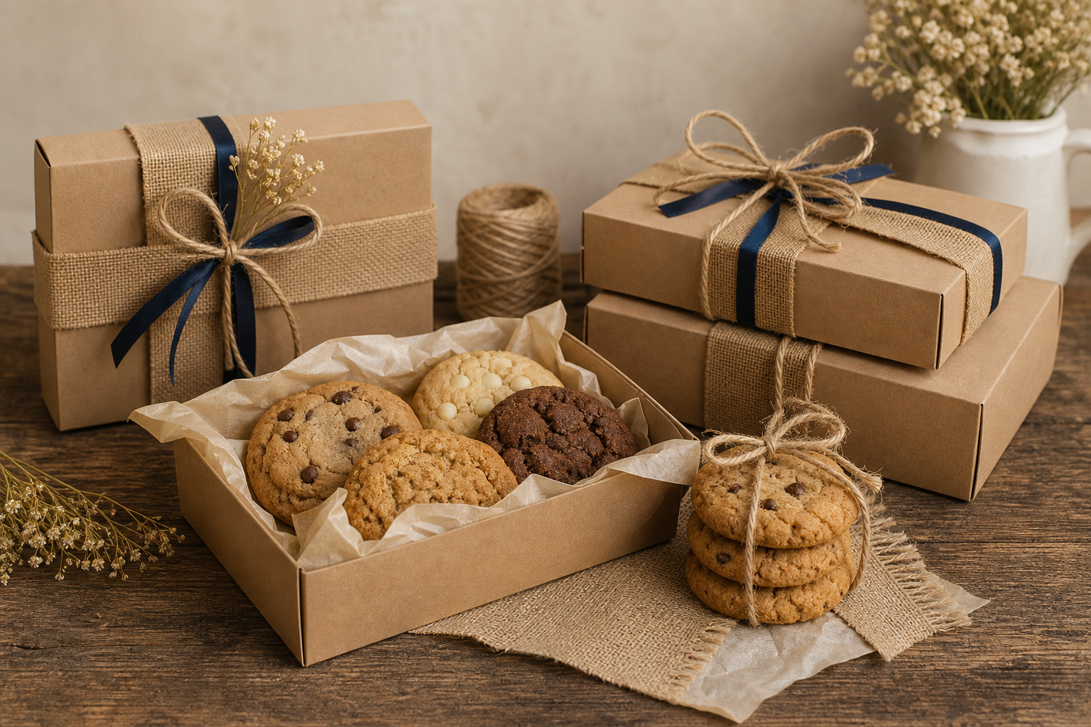 Packaged cookie gift box