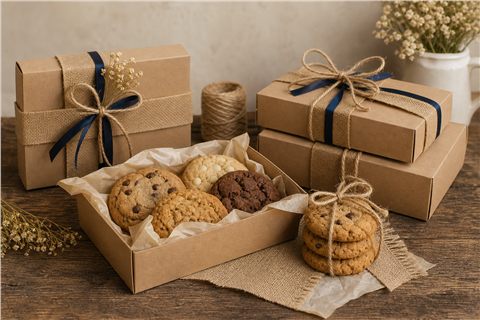 Packaged cookie gift box